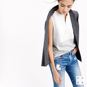 J. Crew Tuxedo Tank Top